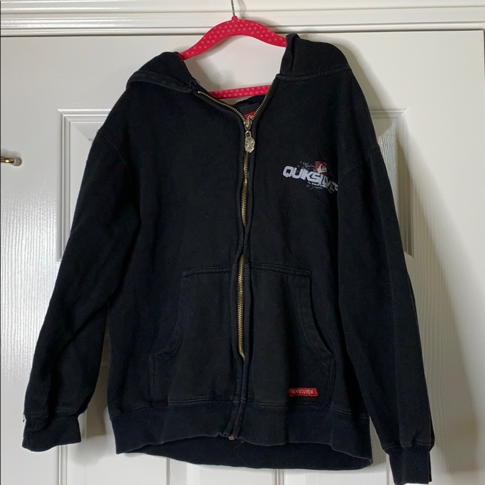 Boys’ Quiksilver Zippered Hoodie Sweatshirt